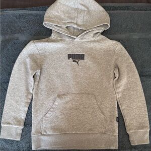 Puma Heather Gray Pullover Hoodie